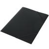 Carpeta plastica A4 con elastico negro (076400)