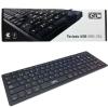 Teclado Gtc Kbg-207 Standard Membrana Pc Qwerty Cable Usb